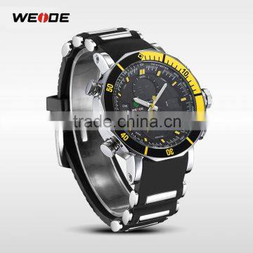 WEIDE Mens Watches Top Brand Watch Stainless Steel Band Sport Watch Men Quartz Fashion Casual Wrist Watch photo-3