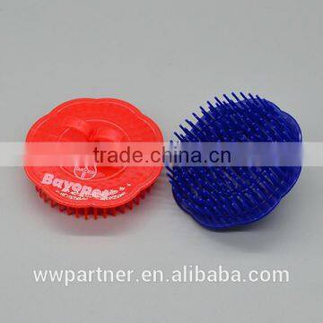 Custom Round Dog Brush Plastic