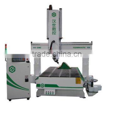 China Professional HS1325-ATC 4 Axis Heads Rotary Wood Cnc Router Machine Center photo-2