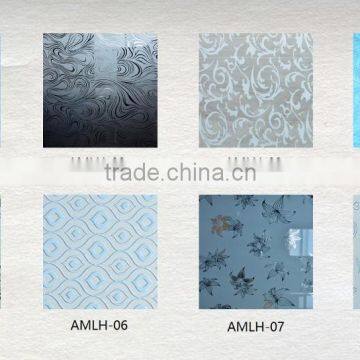 3 mm Blue Acid Etched Glass photo-5