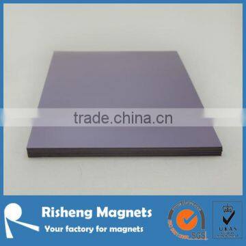 A4 x 2mm gloss UV coated plain magnet sheet