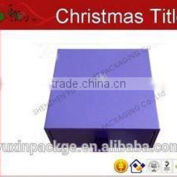2015 Christmas OEM hot handmade drawer paper packing rigid gift box