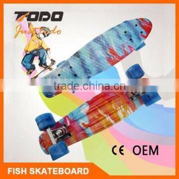 Custom Complete Mini Fish Cruiser Skateboard photo-6