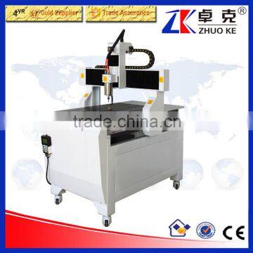 Hot Sale CNC Router Machine ZK-6090 For Non-Metal Materials 600*900MM With Temperature Display&DSP Offline Control System