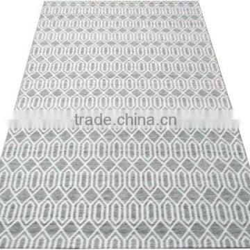 Jaquard Flat Weave Art Silk With Canvas Backing Rug