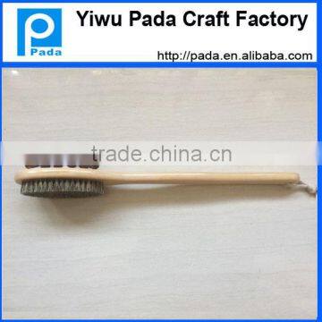 Bristle Wooden Handle Bath Brush photo-2