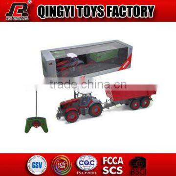 High quality toys 1:28 4CH RC farm toy car with RoHS CE certificates