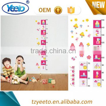 Hot Sale Height Measure PVC Wall Sticker Oriental