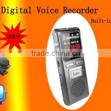 4GB/8GB Super Loud Speaker ultra thin multilingual Standard Quality Dictaphone Digital Voice Recorder