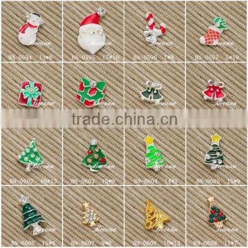 Yimart Nail Art 3D Metal Alloy Bling Christmas Santa Snowman DIY Decoration