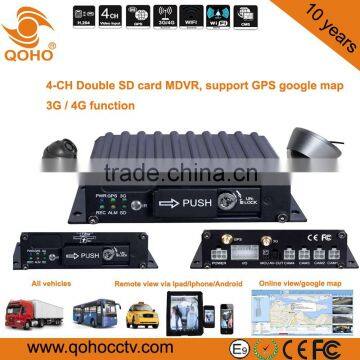 Security Vehicle 4G SD Mobile DVR Economical h.264 Mobile DVR For Bus