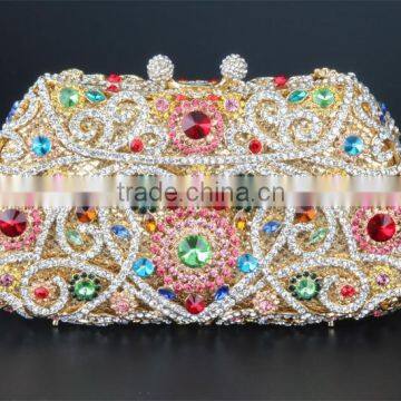 2015 luxury ladies crystal purse clutch evening bag