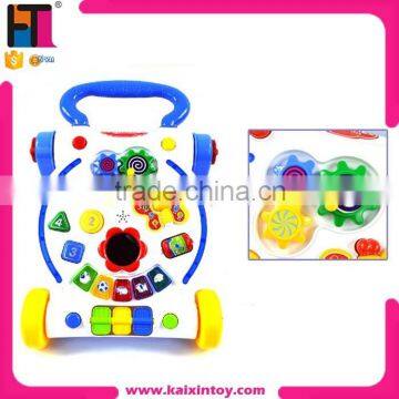 non-toxic mulit-function baby musical toy learning walker