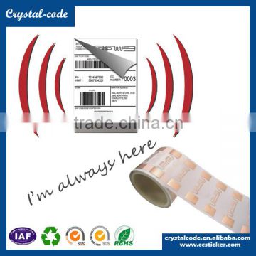 Anti-counterfeit widely use RFID label,removable uhf rfid tag