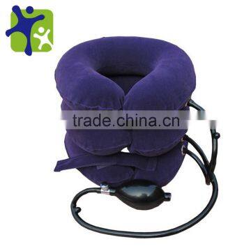 neck traction device in stock, purple cervical vertebra traction, top quality inner chamber,