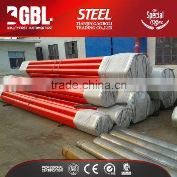 fire fighting steel pipe red fire sprinkler steel pipe