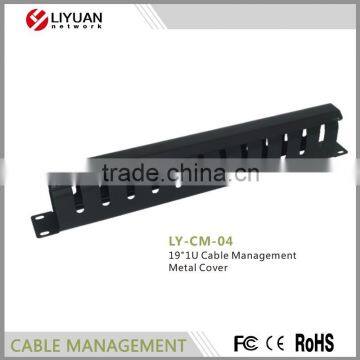 LY-CM-04 1u cable management for network cabinet 19 inch cable rackmount