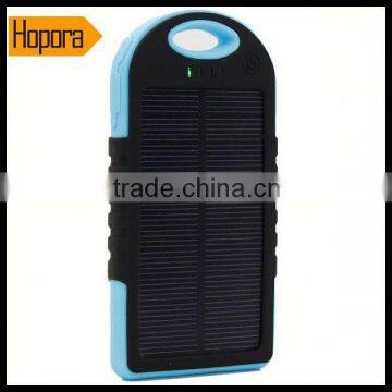 Shock Proof Mini Battery Solar Power Bank 5000Mah