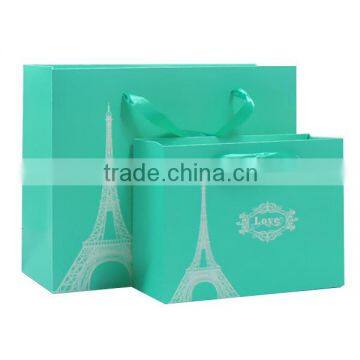 Retail low cost custom paper gift bag