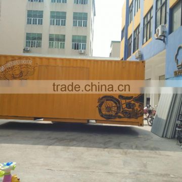 Factory price second-hand container food trailer/cart can accept customized