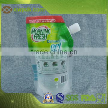 Stand up Pouch Liquid Soap Packaging