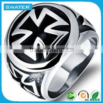 Wholesale New Fashion Jewelry Men Cross Italian Silver Rings