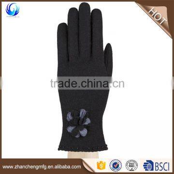 Top quality cheap women's winter wool gloves with great price