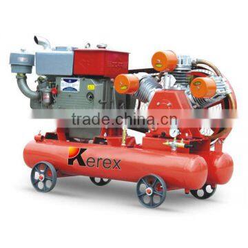 Portable diesel piston air compressor W3108