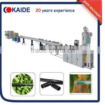 60-80m/min high speed PE Inline Cylinder Drip Irrigation Pipe Extrusion Line KAIDE factory