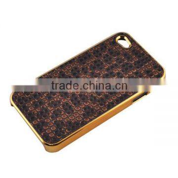 Factory supply, stick leather cell phone case for iphone 5