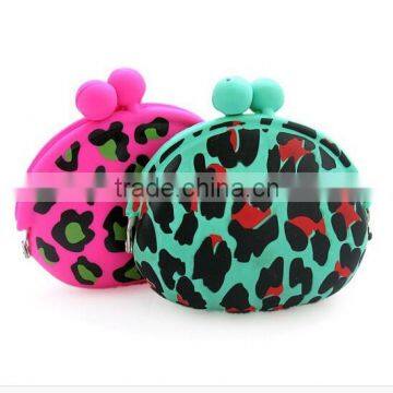 Purse and wallet for women fashion style silicone coin purse