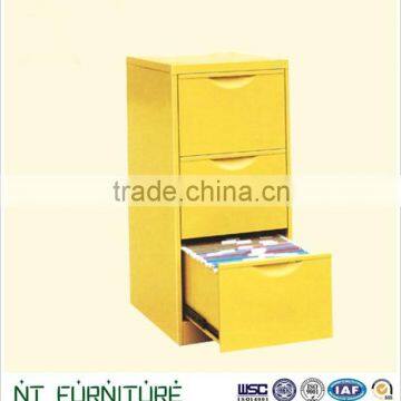 No Screw Knock-down Design lockable Steel 3 Drawer File cabinet