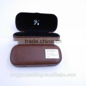 aluminum hard shell reading PU leather glasses case