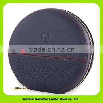 1507 Cheap hot-sale leather car cd storage bag