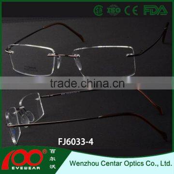 Chinese Products Wholesale square eyewear frame , titanium optical frame