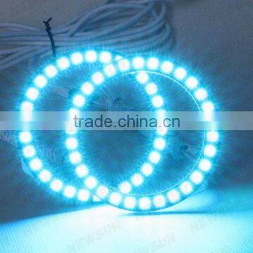 New Color Chaning Rgb Angel Eyes for Headlights Car Angel Eyes 120MM 42leds 5050 SMD LED Light Halo Rings Light photo-2
