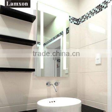 Bathroom LED strip light vanity mirror glass