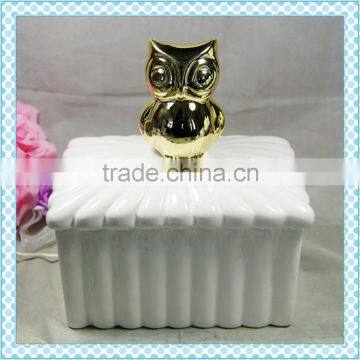 Custom Ceramic Heart Shaped Jewelry Box photo-3