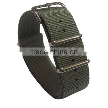22mm Gray Military Import Nylon Nato Watch Band