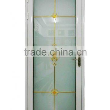 wooden grain design aluminium profiles for casement opening door