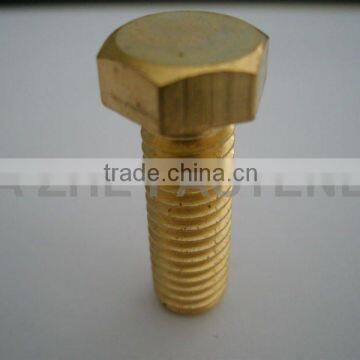 brass hexagon bolt