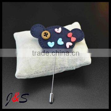 New arrival fashion children lapel pin&lapel flower for suitJSLP032