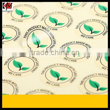 Printing Label High Quatity Transparent Sticker Various Types Custom