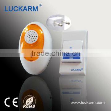 AC 220V plug in 32 musical Luckarm intelligent wireless doorbell for apartments A001