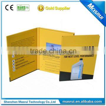 Fashion Hard Cover Design 4.3'' Invitation LCD Video Greeting Card photo-2