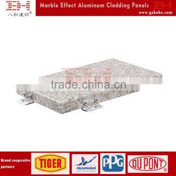 Quality assured stone grain aluminum panels for walls