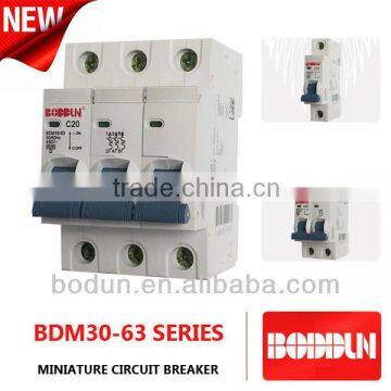 BDM30-63 NEW 3P 20A MINI CIRCUIT BREAKER