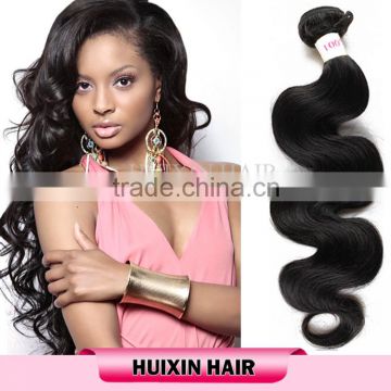 100 body wave human hair weaving, top russian virgin hair