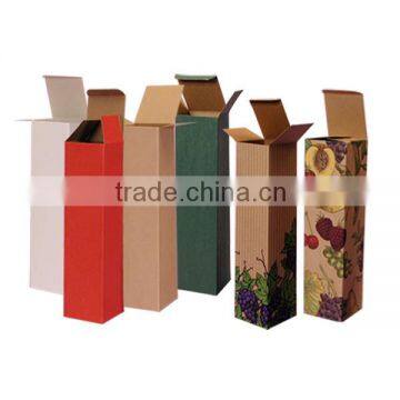 Flatted Paper Gift Box,Printed Paper Box,Brown Kraft Paper Box