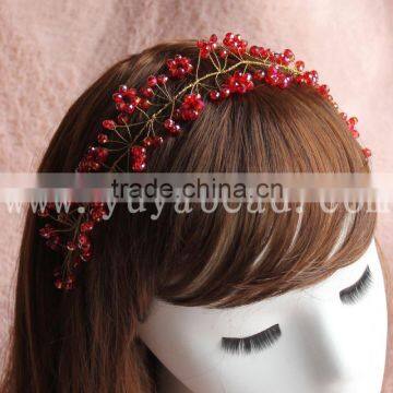 garden bridal head wreath design